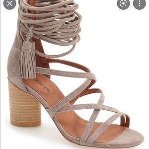 Jeffery Campbell Despina Fringe Stappy shoes